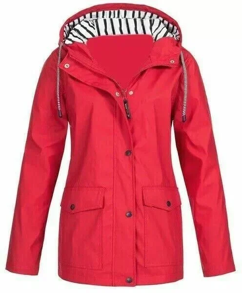 Women Waterproof And Windproof Jacket