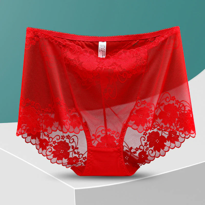 Womens silk lace handmade panties
