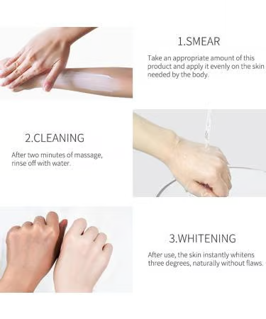 Vitamin C Underarm Whitening Cream For Women Body Brightening Emulsion