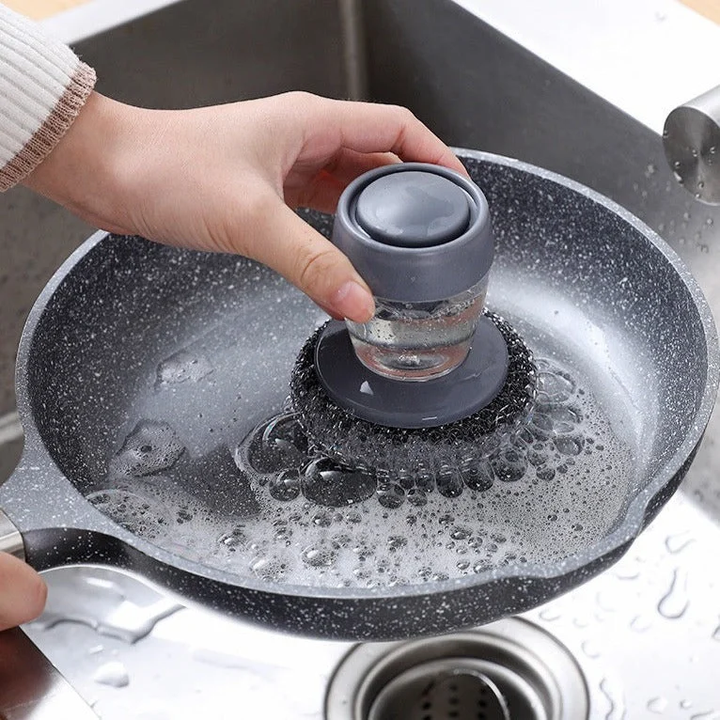 Metal Palm Scrubber Sponge