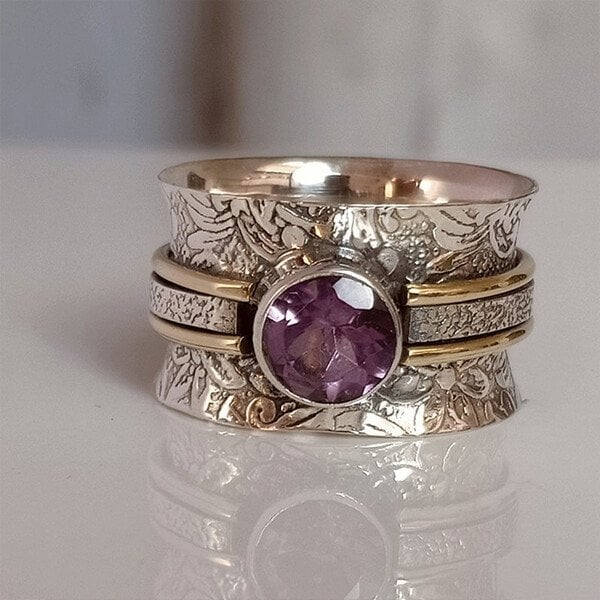 🎁Bohemian-Style Crystal Meditation Ring