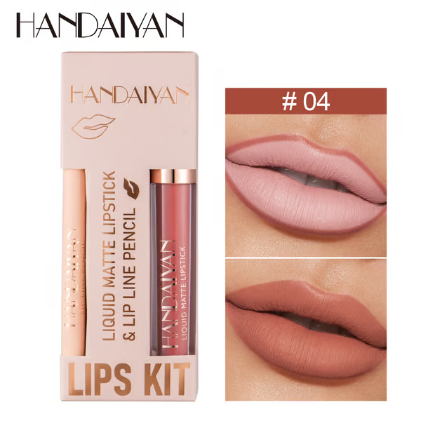 Lipstick Lip Liner Matte Waterproof Non-fading Non-stick Lipstick