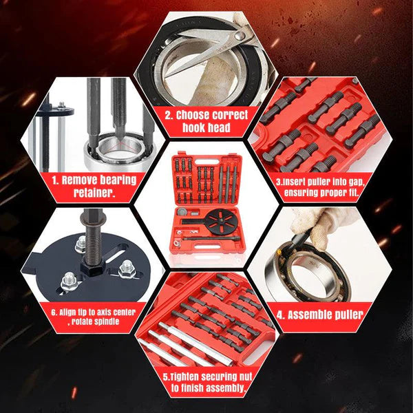 Internal Bearing Disassembly Puller Tool