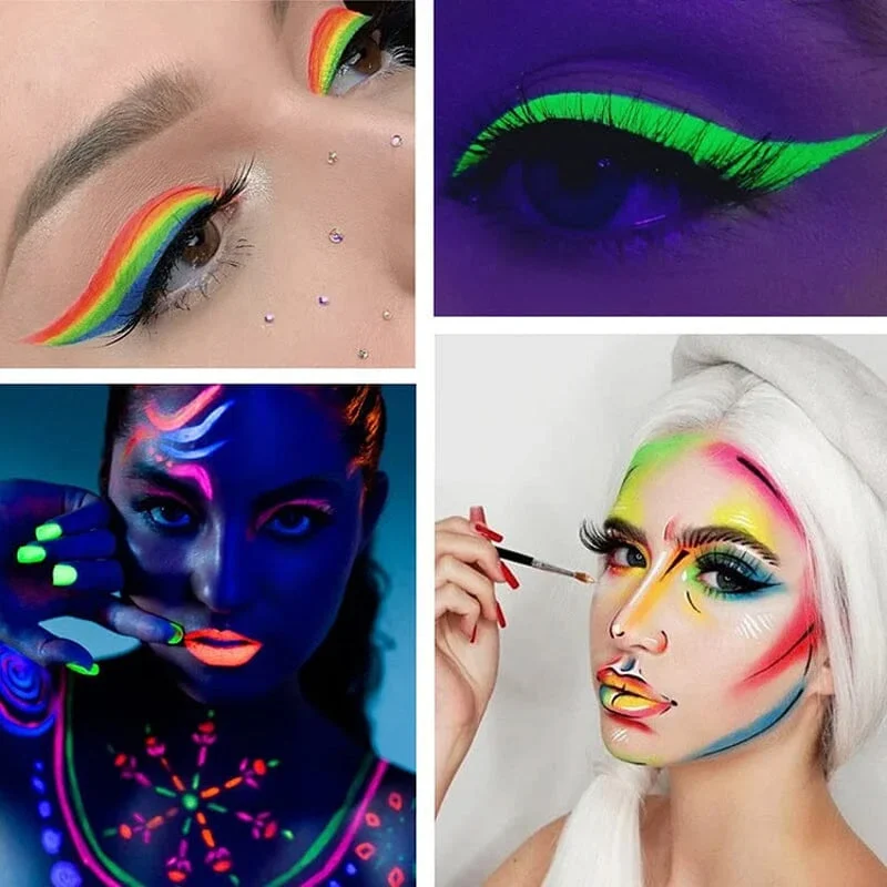 Water Soluble Fluorescent Makeup Palette