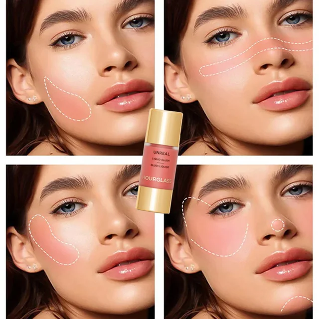 Liquid blush eyeshadow contour