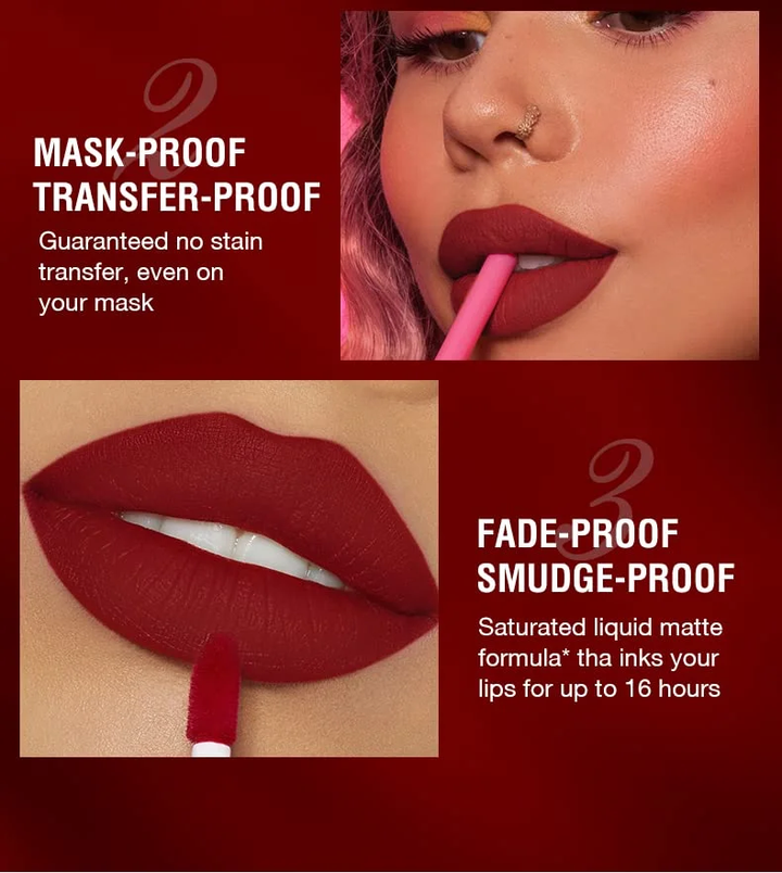 Matte Liquid Lipstick Lip Liner Pens