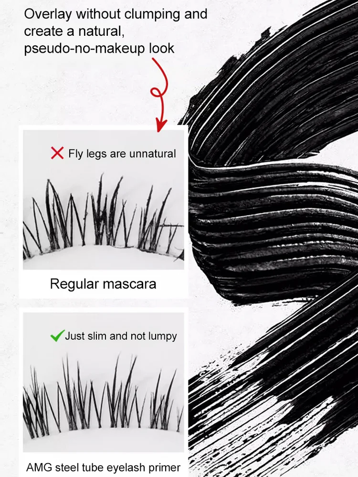 Natural curling long-lasting eyelash primer