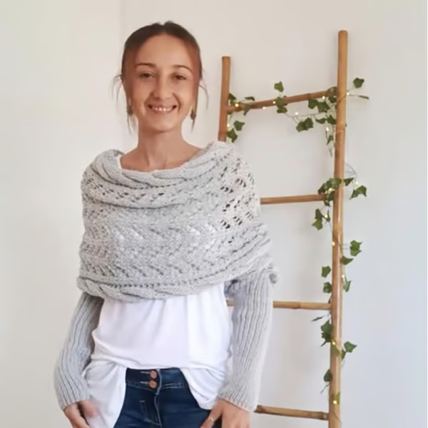 Knitted Wrap Shrugs For Women