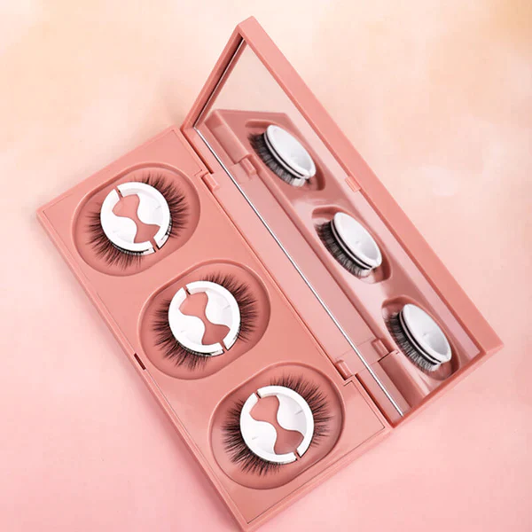 Glue free self adhesive false eyelashes