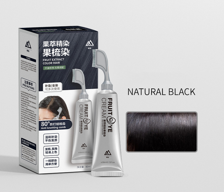 Plant extract hair dye essence