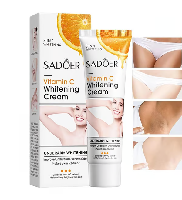 Vitamin C Underarm Whitening Cream For Women Body Brightening Emulsion