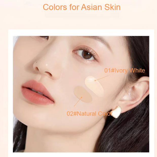 [Natural Flawless Skin] Long Lasting Smudge Proof Liquid Foundation