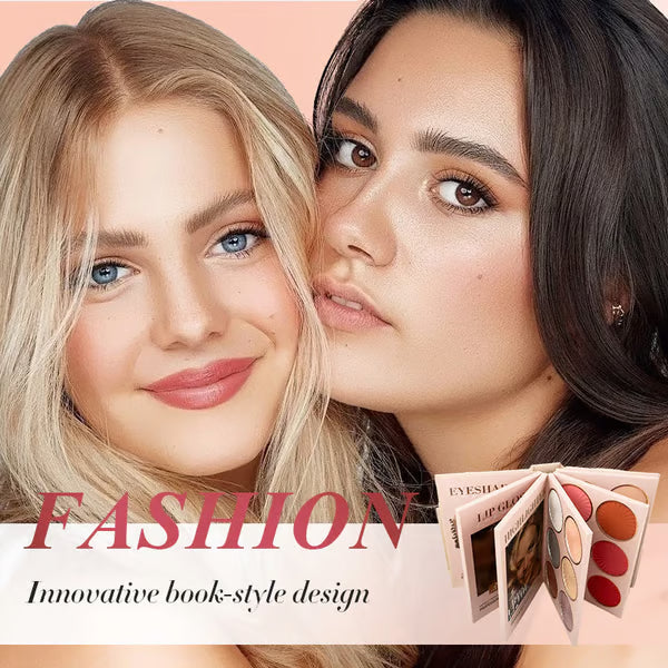 💄5-Layer Book-Style Makeup Palette with 67 Pro Shades