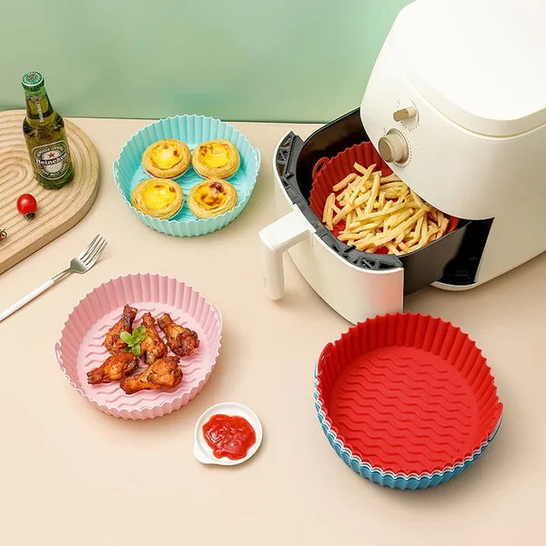 ⚡ 47% OFF - Air Fryer Silicone Baking Tray🍟