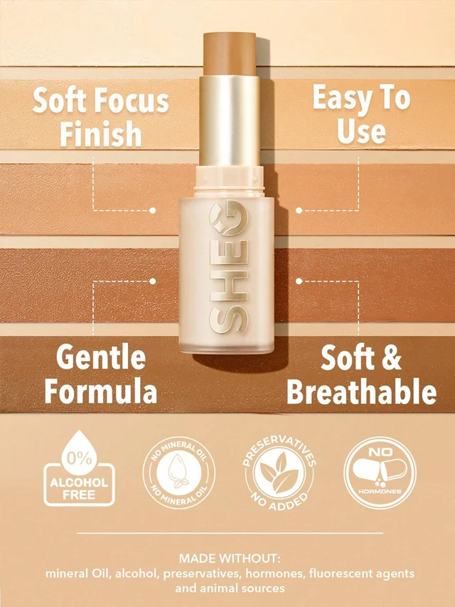 Multi-color natural fit shadow contour concealer stick