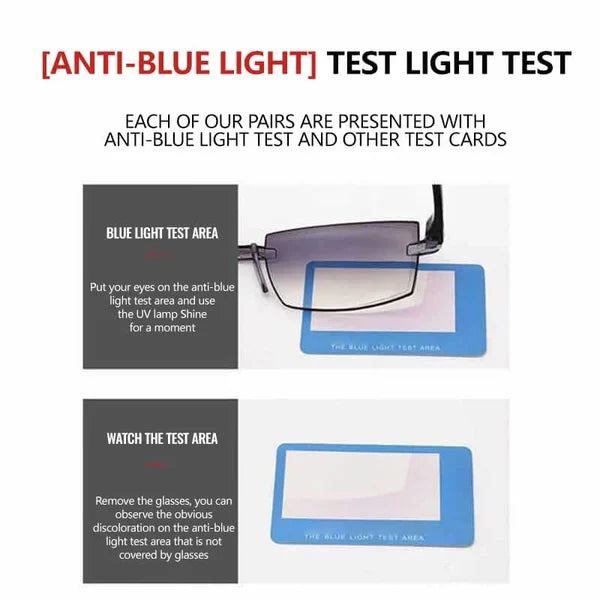 NEW DIAMOND-CUT BIFOCAL PROGRESSIVE & ANTI-BLUE EYEWEAR ULTRALIGHT READING GLASSES
