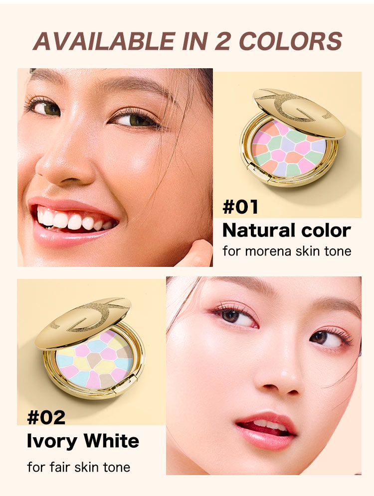 Concealer oil control makeup 3 in 1 face powder