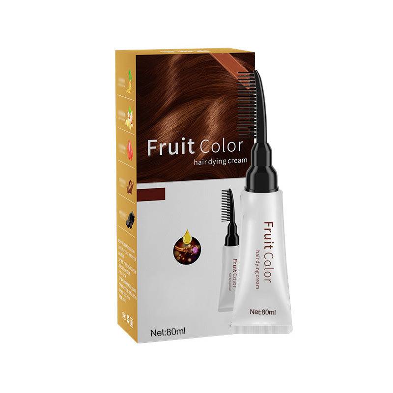 Plant Extract Hair Color Cream with Comb
