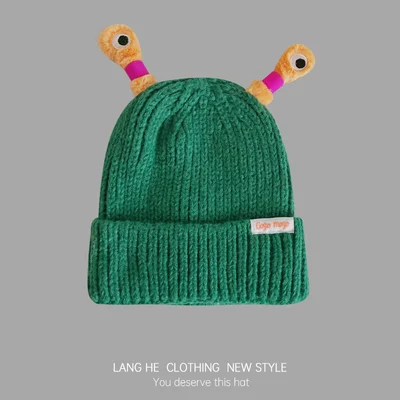 Cute Little Monster LED Knit Beanie