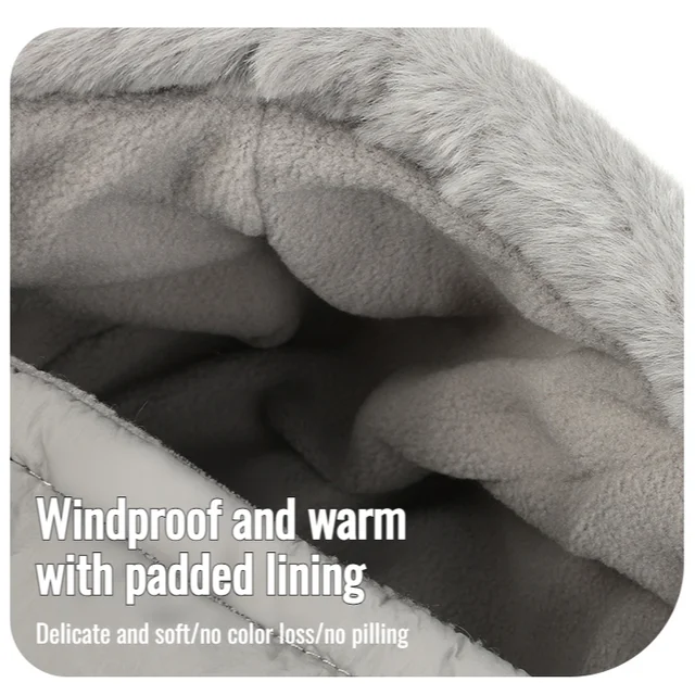 Cycling hat padded and thickened windproof winter warm cap
