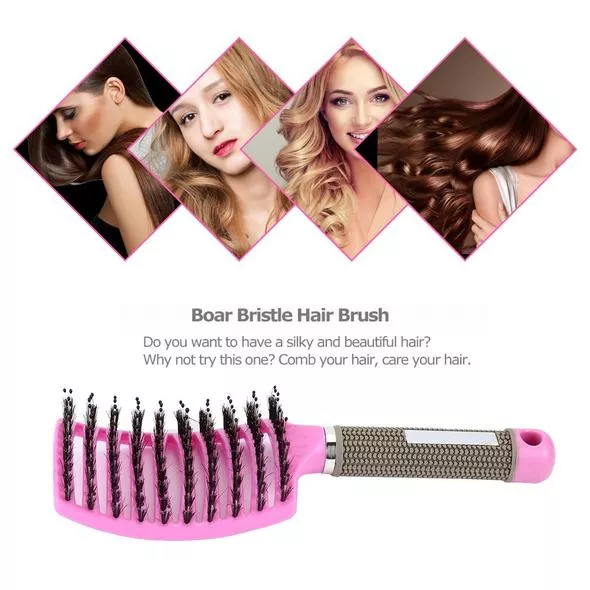 🔥BUY 1 GET 1 FREE LAST DAY🔥DETANGLER BRISTLE NYLON HAIRBRUSH
