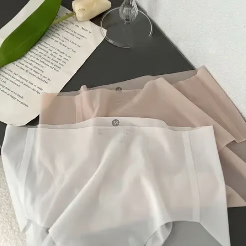 Ultra Thin Ice Silk Panties for Women  Leak Proof Non-Marking Invisible Breathable Sexy Briefs