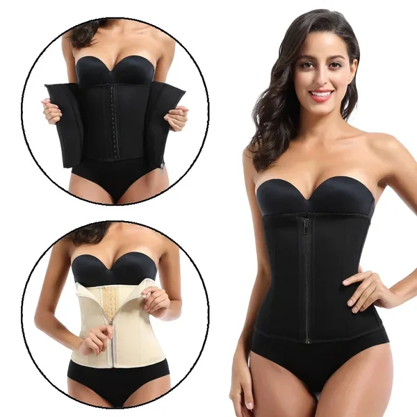 Zip Breasted Body Shaper Tank Top