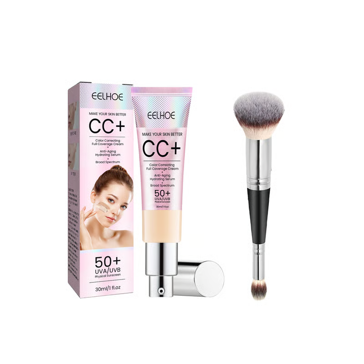 CC+ Cream Illumination SPF50 w Luxe Brush Makeup