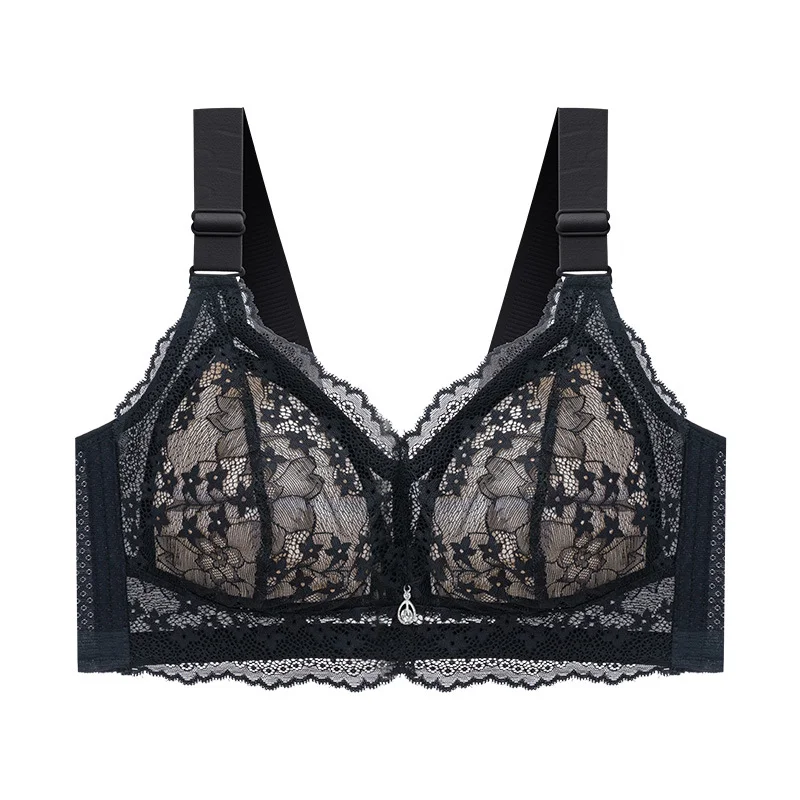 Full coverage bra with side support for a minimized look and lift perfect for supermodel figures.