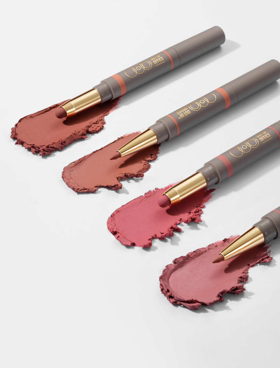 One stroke two uses double ended lipstick pencil
