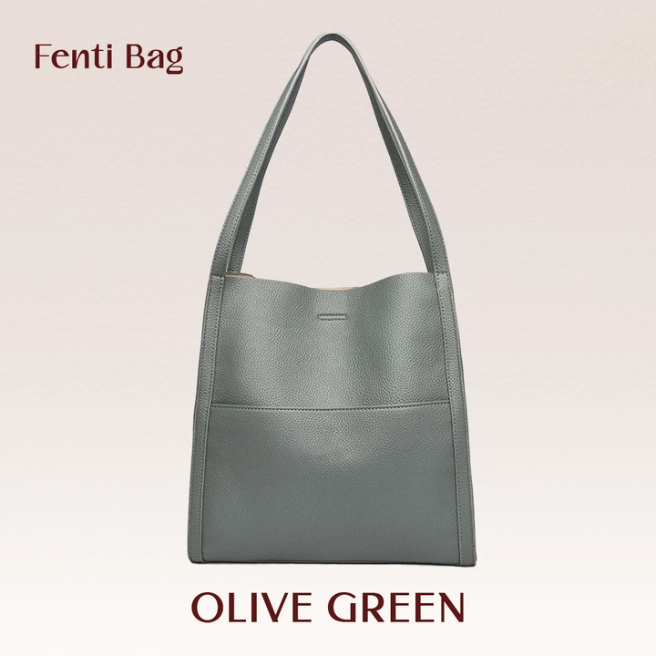 Hand sew Durable Leather Shoulder Bag