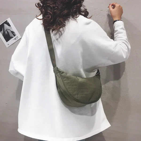 Simple Women Dumpling Cross body Bag