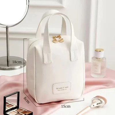 Large capacity portable makeup bag