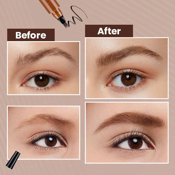 🎁BUY 1 GET 1 FREE🔥WATERPROOF FOUR-TIP BEARD AND EYEBROW PEN✨