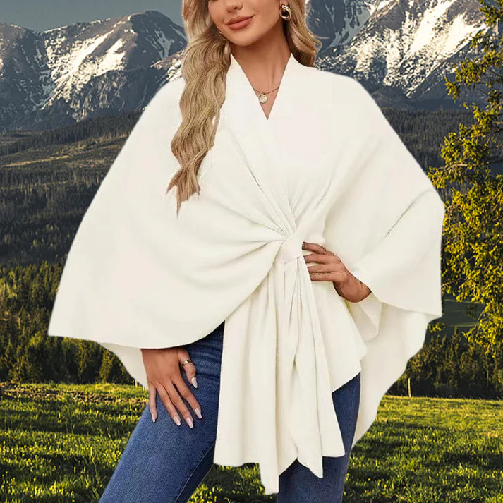 Womens Cross Front Shawl Wrap