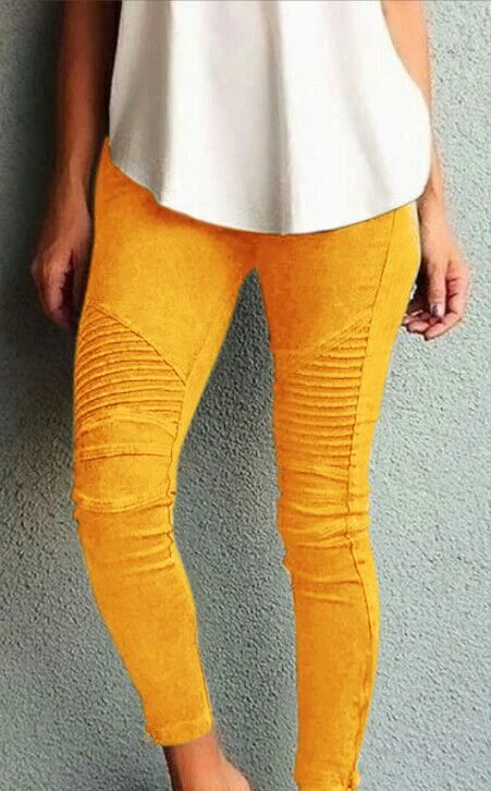 Elastic Cotton Slimming Shaping Pants