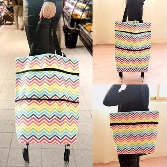 Foldable eco-friendly shopping bag