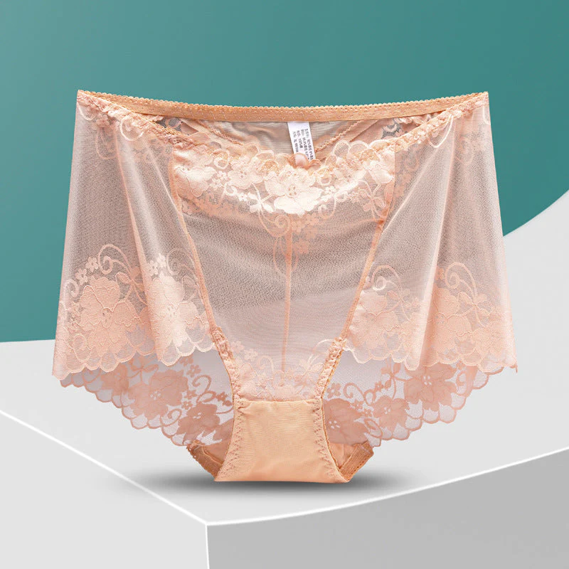 Womens silk lace handmade panties
