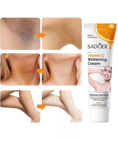 Vitamin C Underarm Whitening Cream For Women Body Brightening Emulsion