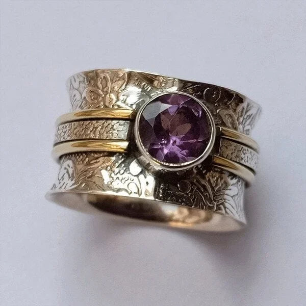 🎁Bohemian-Style Crystal Meditation Ring