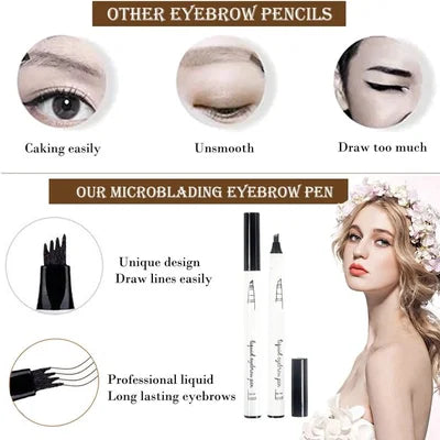 🔥HOT SALE - 2024 New Waterproof Brow Pencil with Micro-Fork Tip