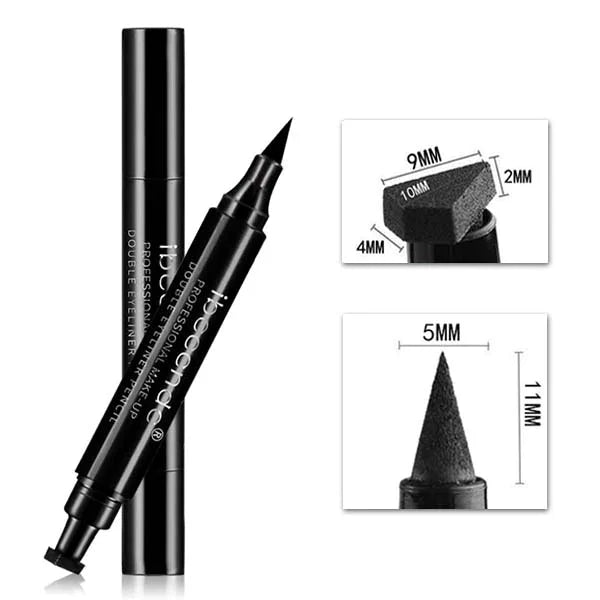 2024 Hot Sale Now🔥Dual-head Winged Stamp Liquid Eyeliner