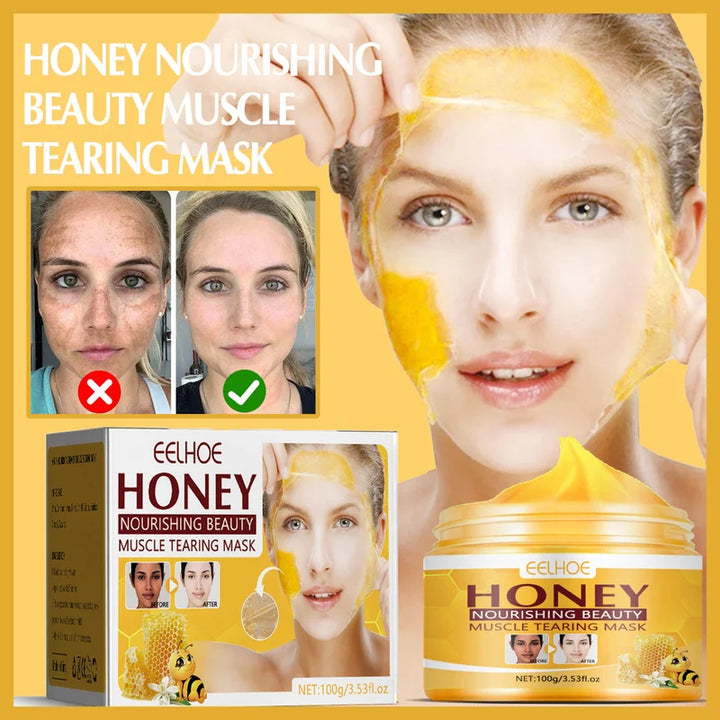 New Whitening and Spot Reducing Rejuvenating Honey Tear Off Mask