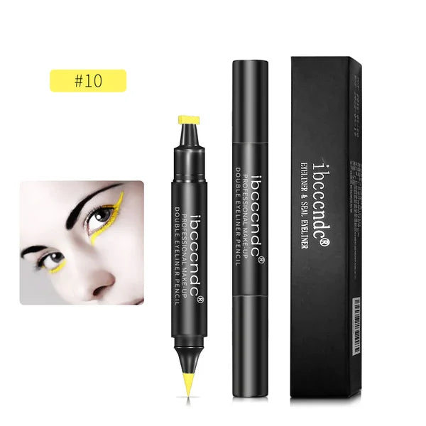 2024 Hot Sale Now🔥Dual-head Winged Stamp Liquid Eyeliner