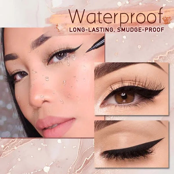 2024 Hot Sale Now🔥Dual-head Winged Stamp Liquid Eyeliner
