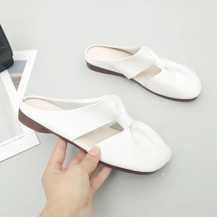 🎊 Hot Sale👣Cut Out Design Flat Mules