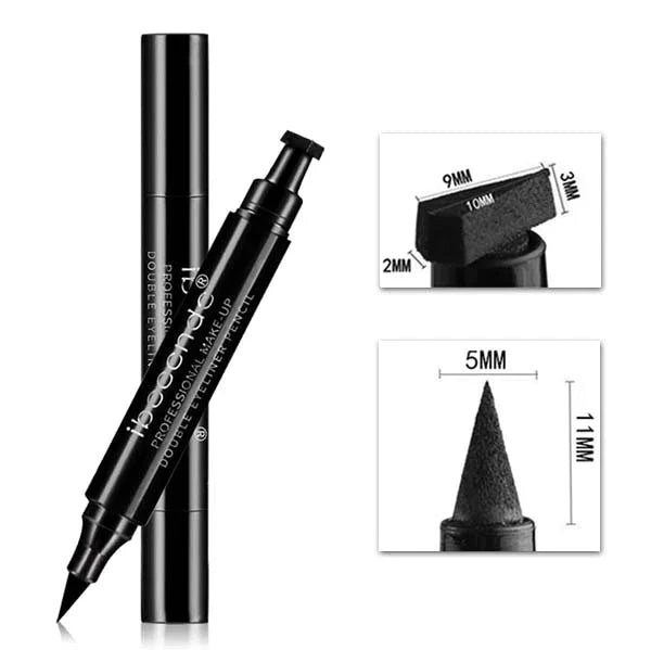 2024 Hot Sale Now🔥Dual-head Winged Stamp Liquid Eyeliner