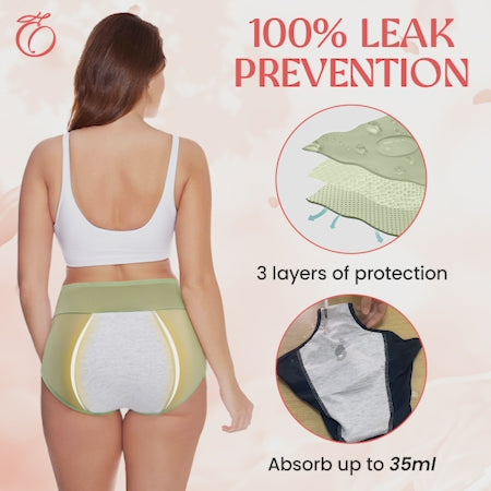 Invisible High Waist Leakproof Panties