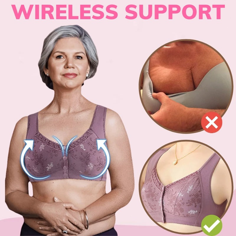 Cotton Front Closure Bra