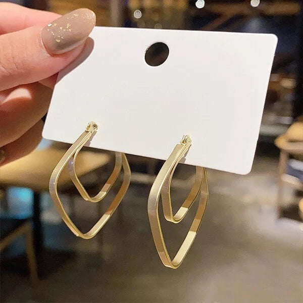 Fashion Oval Earrings